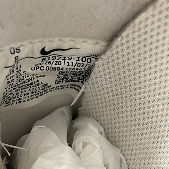 Nike White and Black Cortez 72 Sneakers Timeless Design MENS SIZE 8 - Picture 6 of 7